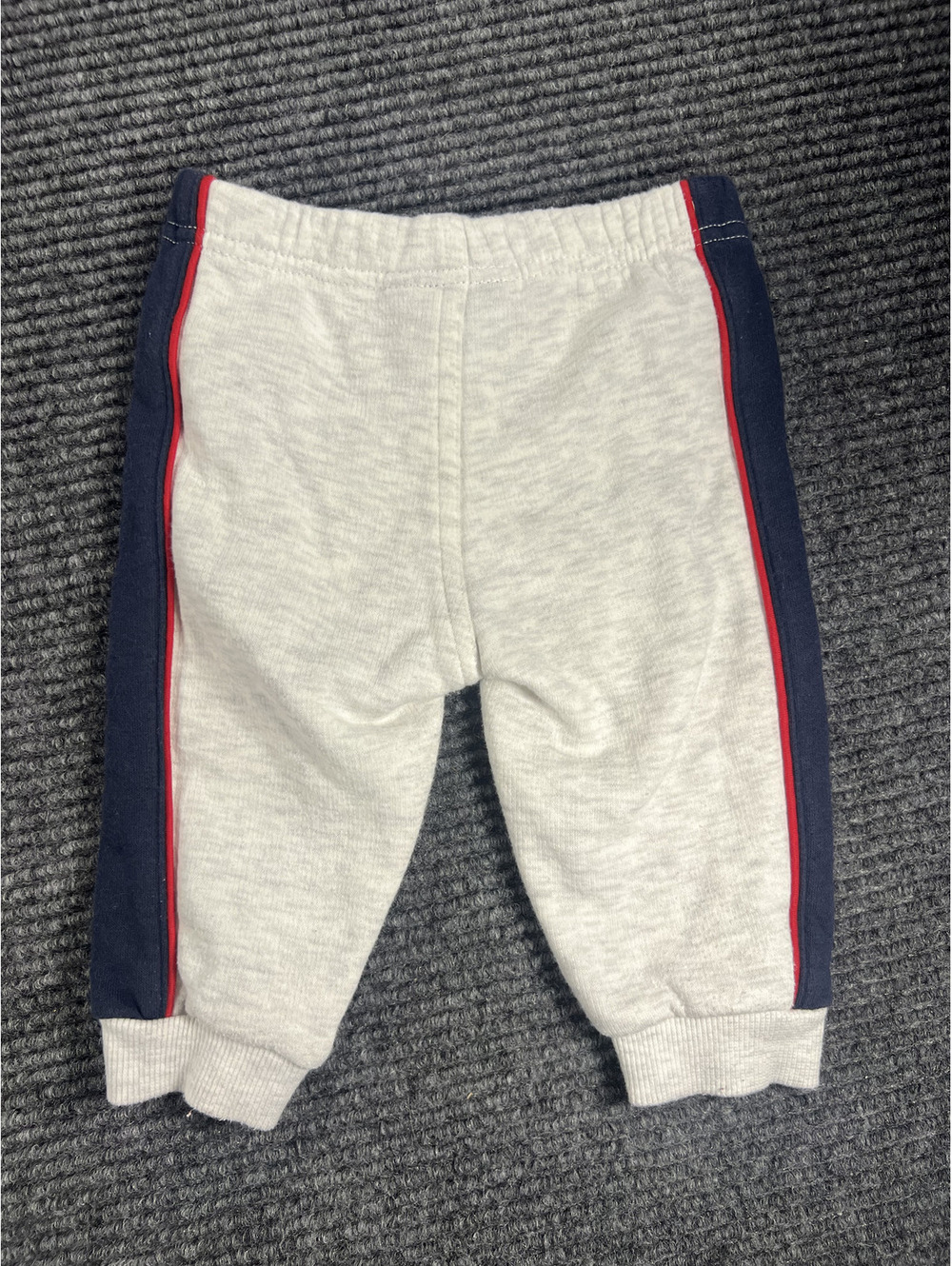 Tommy Hilfiger Baby Boys Grey Crew Neck Sweatshirt and Jogger Set, 3-6 Months - Picture 10 of 12